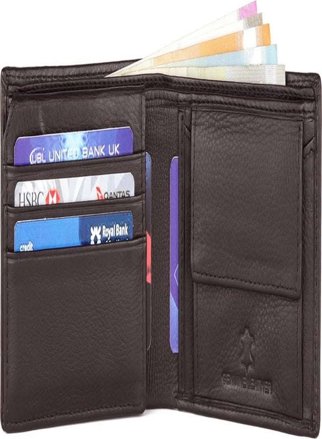 WildHorn Wallet for Men Leather Original, Mens Wallet, Leather Wallets for Men Stylish, Bi-Fold Wallets for Man, 9 Card Slots, Secret Card Slots, Coin Pocket, Gift for Mens (Brown) - Image 2